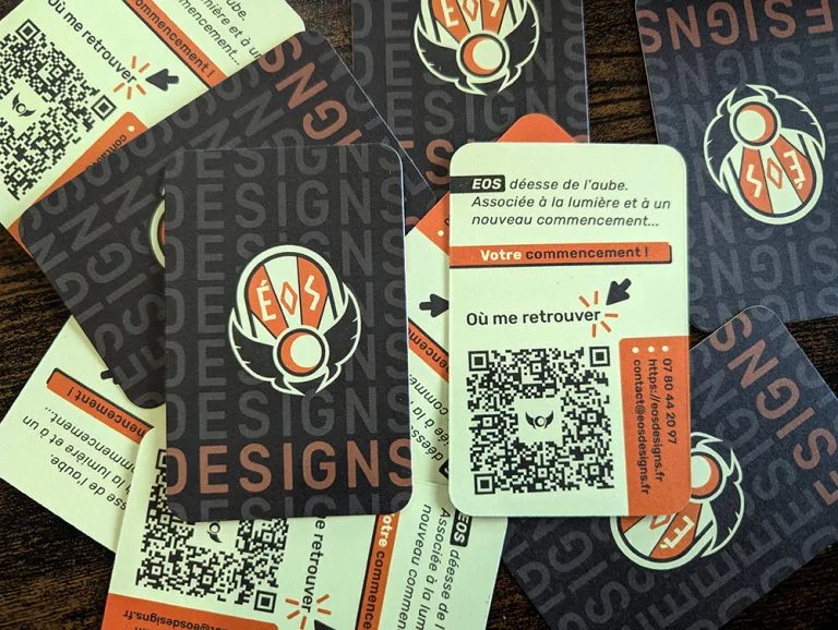 carte de visite EOS Designs